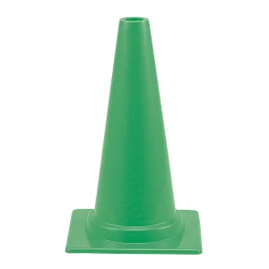 ミニカラーコーン 450mmH 緑 (385-82A)
