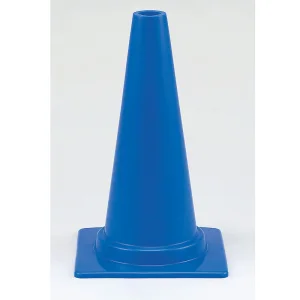 ミニカラーコーン 450mmH 青 (385-83A)