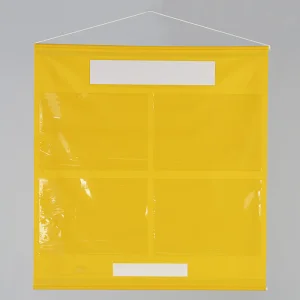 フリー安全掲示板 (屋内用) A3ヨコ用 黄 (464-01Y)