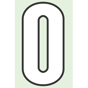 路面用番号表示 0 合成ゴム 280×1.2mm厚 (834-50)