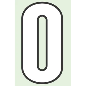 路面用番号表示 0 合成ゴム 280×1.2mm厚 (834-50)