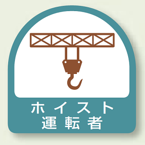 作業管理関係ステッカー ホイスト運転者 2枚1組 (851-65)