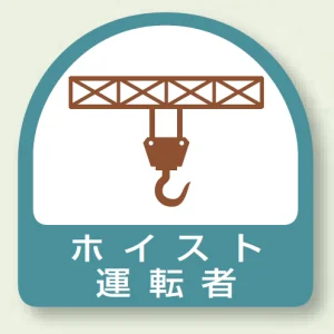 作業管理関係ステッカー ホイスト運転者 2枚1組 (851-65)