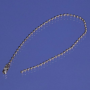 ボールチェーン (ステンレス) 2.3φ×300mm 5本1組 (860-07)