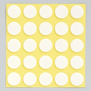 丸型発泡両面テープ (セパ付) 15mmΦ 100個入 (1枚25個付×4) (863-361)