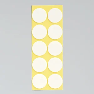 丸型発泡両面テープ (セパ付) 25mmΦ 100個入 (1枚10個付×10) (863-362)