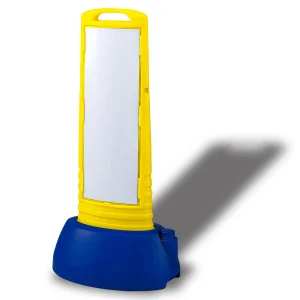 サインキューブスリム 白無地 イエロー 片面 (865-681AYE)