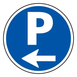 (サインタワー同時購入用)上部標識 P← (887-702L)