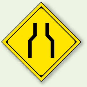 警告標識 幅員減少 (894-46B)