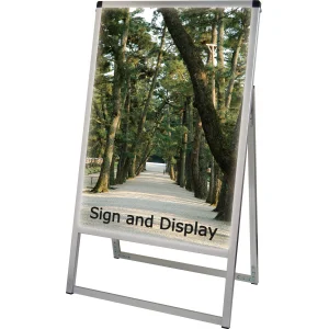 LEDバリウススタンド看板 B1 シルバー 片面 (VASKLED-B1K)