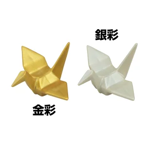 鶴箸置 金彩(W08501)