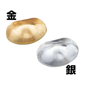 硝子豆箸置 金(W08816)