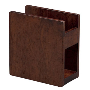SC 木製ナプキンスタンド ブラウン(W15286)