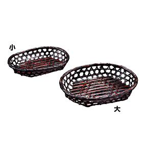 溜塗小判篭 小(W22105)