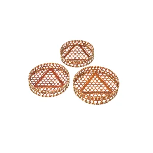 茜竹オードブル篭 9寸(W23531)