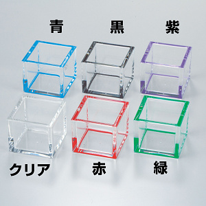 ミニクリア桝 青(W26981)