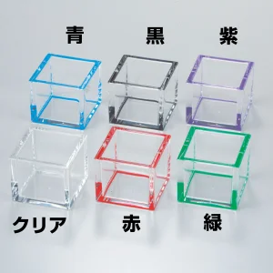 ミニクリア桝 青(W26981)