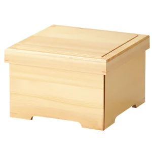 檜・開き二段弁当 【受注生産品】(W27176)