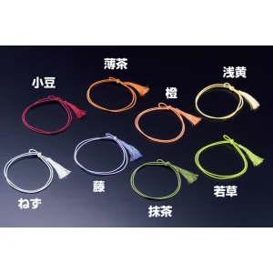 華ゴム房(二重片花結び)(50本入) 小豆(W27540)