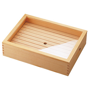 ネタ箱 目皿・アクリル蓋付 大(W35585)