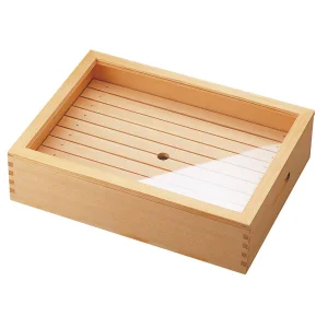 ネタ箱 目皿・アクリル蓋付 大(W35585)