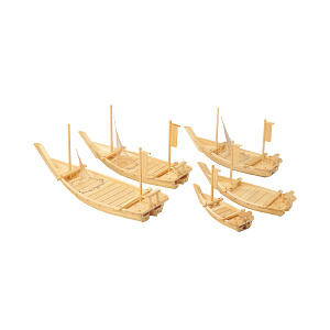 白木料理舟 M-105(網付)(W41201)