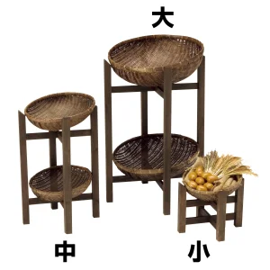 墨ざる什器 大(W42214)