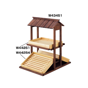 卓上演出販売台 両面(本体のみ)数奇屋塗 (W43451)