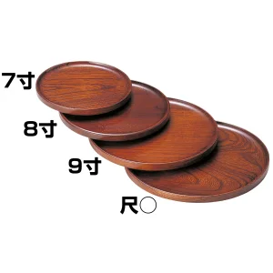 ケヤキ・仁取盆 7寸(W61110)