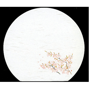 尺3半月雲竜和紙懐石まっと 四季(50枚入) 桜(W64384)