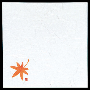 4寸雲竜敷紙(100枚入) もみじ(W64425)