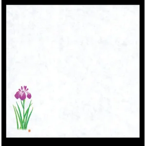 四季耐油天紙(小)(100枚入) 菖蒲(W64916)