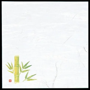 4寸雲竜敷紙(100枚入) 笹竹 (W65109)