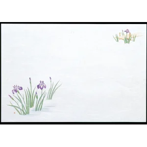 尺3雲竜和紙懐石まっと 枯淡 (100枚入) 花しょうぶ(W65202)