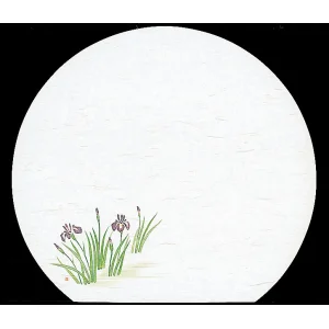 尺3半月雲竜和紙懐石まっと 枯淡 (100枚入) 花しょうぶ(W65212)