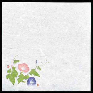 新・濡れ奉書紙 (100枚入) 朝顔(W65402)