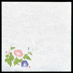 新・濡れ奉書紙 (100枚入) 朝顔(W65402)