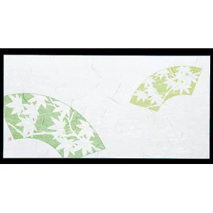 薄色四季紙 (100枚入) 青もみじ(W65866)