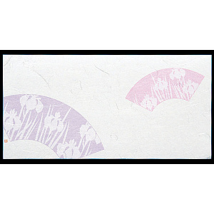 薄色四季紙 (100枚入) 菖蒲(W65867)