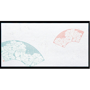 薄色四季紙 (100枚入) 紫陽花(W65868)