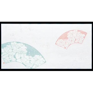 薄色四季紙 (100枚入) 紫陽花(W65868)