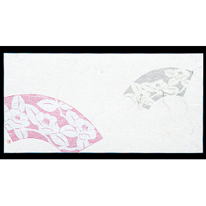 薄色四季紙 (100枚入) 椿(W65871)