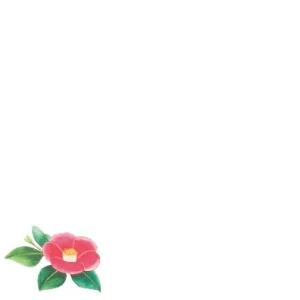 ミニ耐油天紙(100枚入) 椿(W66363)