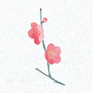 両面ラミ四季彩シート (200枚入) 梅(W66365)