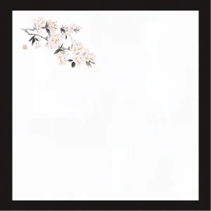 花宴耐油天紙 (100枚入) 桜 4寸(W68605)