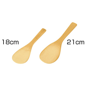 竹・塗杓子 18cm(W08154)