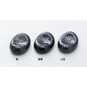 小判銀彩箸置 七宝(W15503)