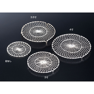 銀州(シルバー仕上) 足なし(W24445)