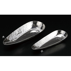 ステンレス舟形盛器 大(W24761)