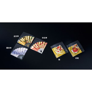 ふーでこ飾り扇子(50ヶ入) 藤友禅(W26042)